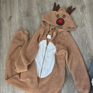 Women’s Reindeer Fleece Onesie